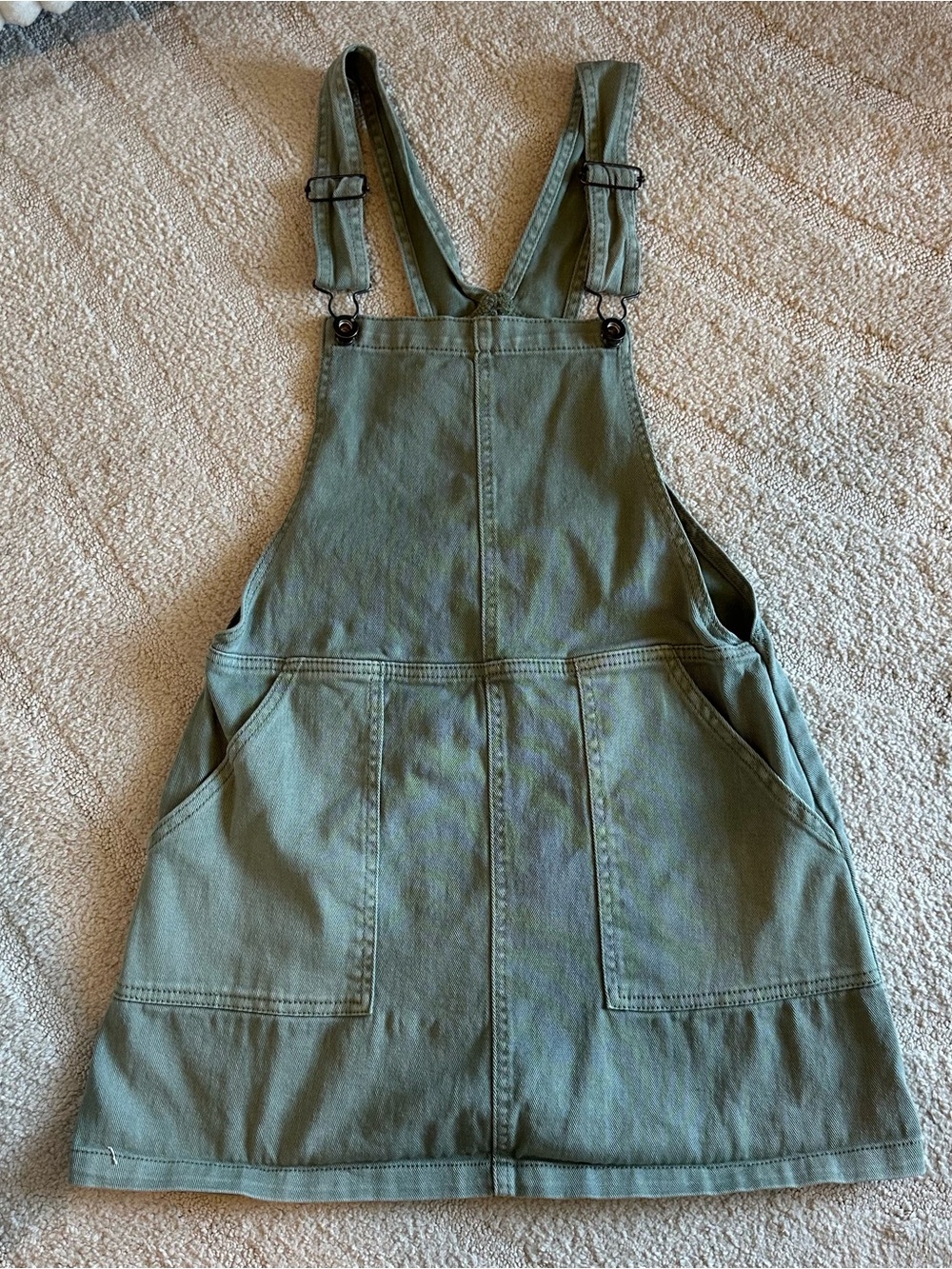 Others Follow Women’s Abigail Sage Green Denim Overall Dress